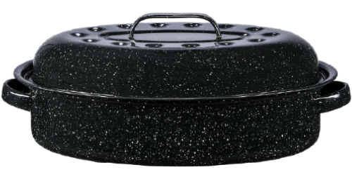Granite Ware 15 In. Covered Oval Roaster
