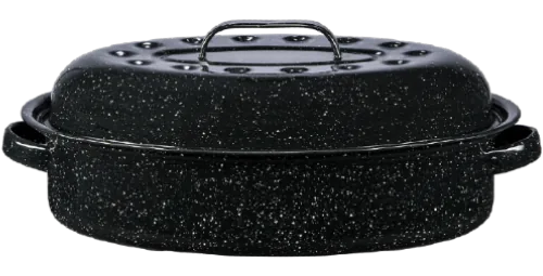 Granite Ware 15 In. Covered Oval Roaster