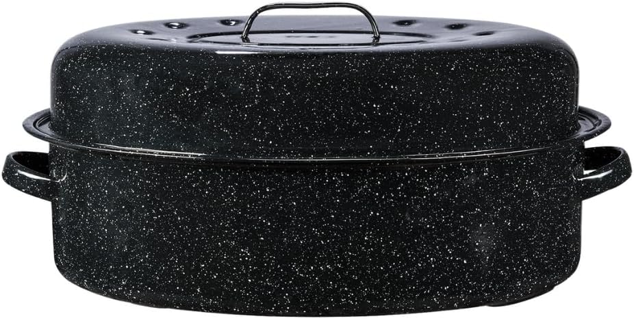 Granite Ware Covered Oval Roaster