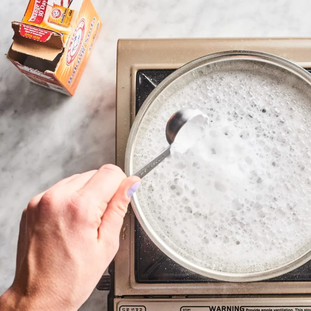 Baking Soda to clean utensils